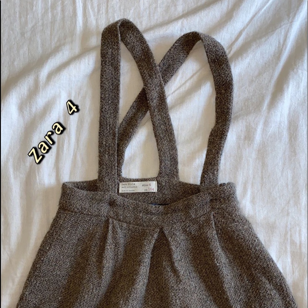Wool pinafore